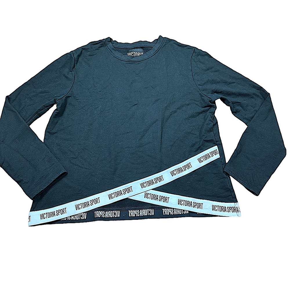 VICTORIA’S SECRET x VSX: Logo Hem Pullover Sweatshirt -Size Medium